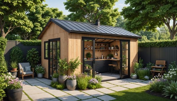L'abri de jardin multifonctionnel : au-delà du simple rangement